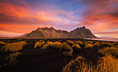 'Vestrahorn at sunrise, near the town of Hofn in southeastern Iceland; Iceland'