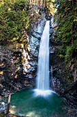 'Cascade Falls in Cascade Falls Regional Park; Deroche, British Columbia, Canada'
