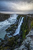 'Person photographing Selfoss in northern Iceland; Iceland'