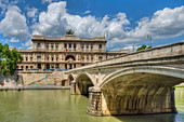 Ponte Umberto, Tiber, Supreme court, Rome, Latium, Italy