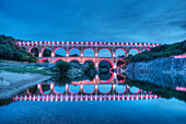 Pont du Gard, Nimes, Gard, Languedoc-Roussillon, Frankreich