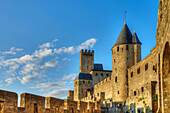 Fortress Cite, Carcassone, Aude, Languedoc-Roussillon, France