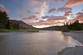 Sunrise at <Two Medicine Lake> , Glacier National Park , Montana , U.S.A. , America