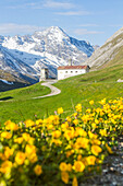 The Third House Cantoniera the Stelvio pass in summer. Bormio - Lombardy - Italian Alps