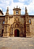 Fassade der Universität Sancti Spiritus. Oñati, Provinz Guipuzcoa, Baskenland, Spanien.