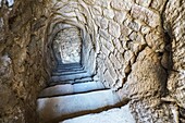 Pergamon Amphytheater Tunnel. Ancient Greece. Asia Minor. Turkey