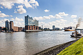 Hamburgs neue Elbphilharmonie, moderne Architektur in Hamburg, Hamburg, Nordeutschland, Deutschland