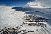 Krossarjokull Glacier, Myrdalsjokull Ice cap, Iceland.