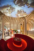 La Cité du Vin, Wine house museum, inside. Bordeaux, Gironde. Aquitaine France Europe.