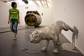 China, Beijing, Ullen's Contemporary art Center in the 798 Factory at Dashanzi in the Chaoyang district
