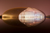 China, Beijing, the Opera designed by French architect Paul Andreu took nine years to be built and opened early 2009