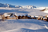 France, Isere, L'Alpe d'Huez, ski resort