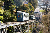 France, Pyrenees Atlantiques, Pau, the funicular, linking Boulevard des Pyrenees to the train station