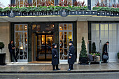United Kingdom, London, Mayfair, Claridge's Hotel, entrance