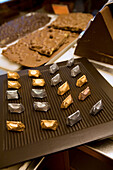 Italy, Piedmont, Turin, chocolate maker Guido Gobino, chocolates