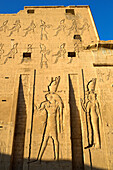 Egypt, Upper Egypt, Nile Valley, Edfu, temple dedicated to Horus God