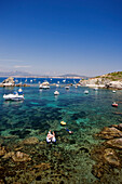 France, Var, Ile des Embiez, the Plage Saint Pierre