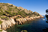 France, Bouches du Rhone, the Cote Bleue (the Blue Coast), the Mejean Calanque