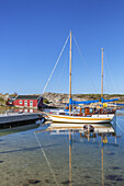 Marina on the isle Hoenoe, Bohuslaen, Vaestra Goetaland County, Archipelago of Gothenburg, Scandinavia, South Sweden, Sweden,  Northern Europe
