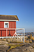 Ehemaliges Lotsenhaus von Hönö Klåva auf Insel Hönö, Bohuslän, Västra Götalands Län, Schärengarten Göteborg, Südschweden, Schweden, Nordeuropa, Europa