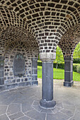 Mittelsäule des Königsstuhl in Rhens, Oberes Mittelrheintal, Rheinland-Pfalz, Deutschland, Europa