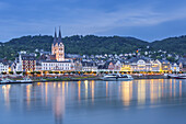 Altstadt von Boppard am Rhein, Oberes Mittelrheintal, Rheinland-Pfalz, Deutschland, Europa