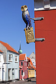 In der Altstadt von Ærøskøbing, Insel Ærø, Schärengarten von Fünen, Dänische Südsee, Süddänemark, Dänemark, Nordeuropa, Europa
