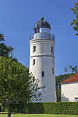 Leuchtturm Kegnæs an der Ostseeküste bei Kegborg, Insel Als, Dänische Südsee, Süddänemark, Dänemark, Nordeuropa, Europa