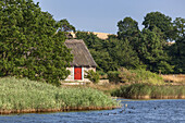Haus bei Selsø Havn am der Bucht Roskilde Fjord, Insel Seeland, Dänemark, Nordeuropa, Europa