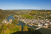 Grevenburg castle above Traben-Trarbach, Mosel, Rhineland-Palatinate, Germany