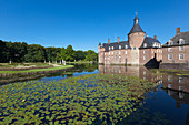 Wasserschloss Burg Anholt, bei Isselburg, Münsterland, Nordrhein-Westfalen, Deutschland
