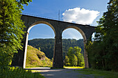 Eisenbahn-Viadukt, Ravennaschlucht, Südlicher Schwarzwald, Baden-Württemberg, Deutschland