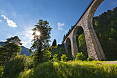 Eisenbahn-Viadukt, Ravennaschlucht, Südlicher Schwarzwald, Baden-Württemberg, Deutschland