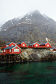 fishing village A, Moskensoya, Lofoten Islands, Norway, Europe
