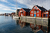 Henningsvaer Hafen, Austvagoya, Lofoten, Norwegen, Skandinavien, Europa