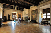 France, Indre et Loire, Loire Valley listed as World Heritage by UNESCO, Chateau d' Azay le Rideau, big room