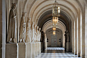 France, Yvelines, Chateau de Versailles, listed as World Heritage by UNESCO, Galerie de Pierre Basse in the Northern wing