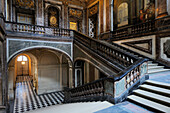 France, Yvelines, Chateau de Versailles, listed as World Heritage by UNESCO, the Queen's staircase