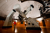 Italy, Venetia, Asiago, Astrophysics observatory of Pennar, telescope Galilee, 122 cm, built in 1942 by the Galileo plant of Florence, astrophysicist Lina Tomasella