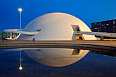 Brazil, Brasilia, listed as World Heritage by UNESCO, National Museum by architect Oscar Niemeyer