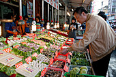 Taiwan, Kaohsiung, Cijin Island, Seafood market