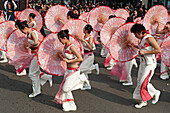 Taiwan, Kaohsiung, Lantern festival, parade
