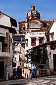 Mexico, Guerrero state, Taxco, alley of the old city