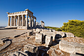 Greece, Saronic Gulf, Aegina Island, Afaia Temple (Aphaia or Aphea)