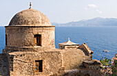 Greece, Peloponnese Region, the fortified medieval city of Monemvasia