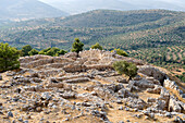 Greece, Peloponnese Region, archaeological site of Mycenae (Mykines) listed as World Heritage by UNESCO, the Hellenistic District