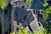 France, Aveyron, Conques, labeled Les Plus Beaux Villages de France (The Most Beautiful Villages of France), stop on El Camino de Santiago