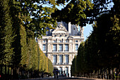 France, Paris, area listed as World Heritage by UNESCO, Tuileries gardens and musée du Louvre