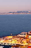 France, Bouches du Rhone, Marseille, general view over the bay from Montredon district