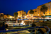 France, Corse du Sud, Ajaccio, Quai de the citadel, fishing harbour of Tino Rossi